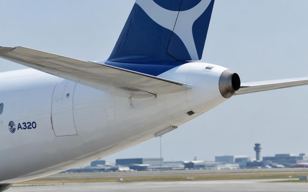 Tail cone with APU exhaust, rudder and horizontal stabilizer