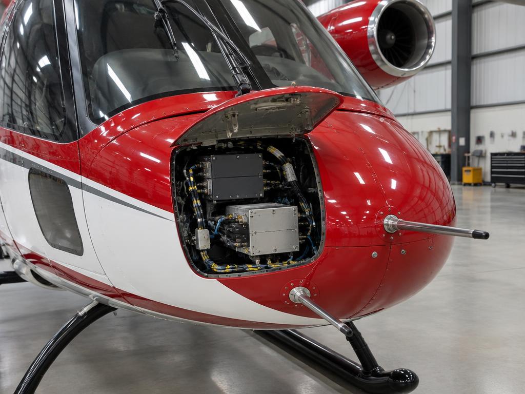 Nose avionics bay and pitot probes